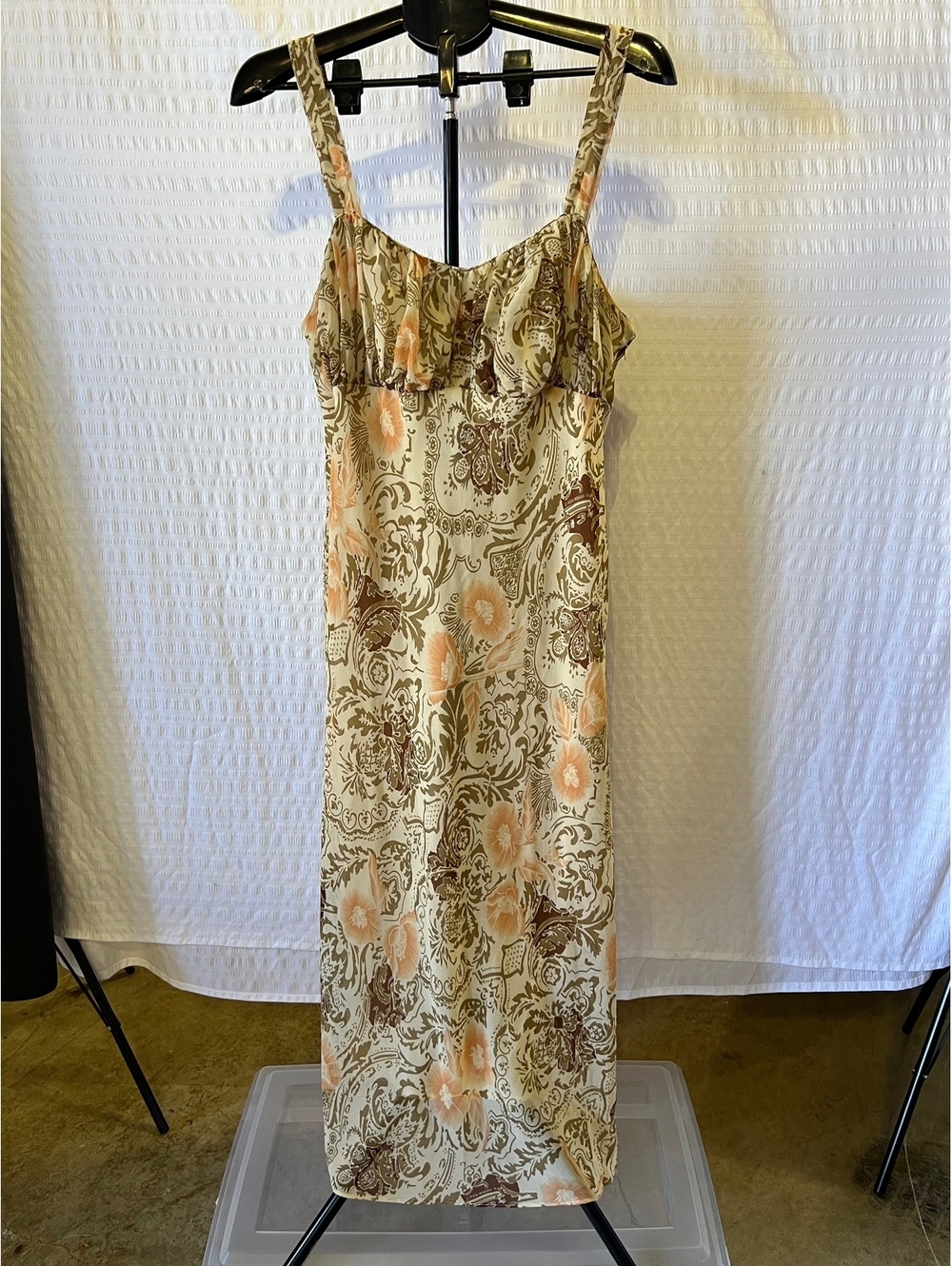 Eva Blue Plus Sz 2X Boho Dress